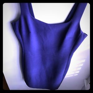 Armani Exchange violet cocktail dress